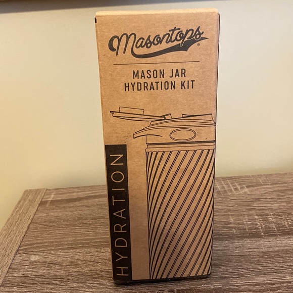 Regular Mouth Mason Jar Water Bottle Set - Picture 2 of 5